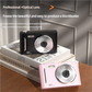 50MP HD Digital Camera with 8X Zoom & Dual Lens System(black)
