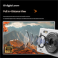 50MP HD Digital Camera with 8X Zoom & Dual Lens System(rose red)