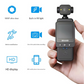 Compact Body Camera with 180° Rotatable Lens, Night Vision, WiFi & Built-in Fill Lights(black+64G)