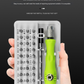 Green 32-in-1 Precision Screwdriver Set - Magnetic Repair Tool Kit for Electronics, Phone & PC
