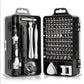 Grey Professional 115-in-1 Precision Screwdriver Set - Magnetic Repair Tool Kit for PC, Laptop, Phone & Electronics