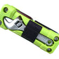 Green Versatile 16-in-1 Bike & Motorcycle Multi-Tool - Portable Repair Kit with Adjustable Wrench