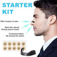 White Round Anti-snoring Patch Set (30 Pairs of patches) Magnetic Nasal Dilator Kit for Snoring Relief - Reusable Multi-Size Sleep & Sport Breathing Aid