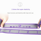 Pink 9-Loop Yoga Stretch Strap - Numbered Band for Flexibility and Physical Therapy