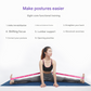 Purple 9-Loop Yoga Stretch Strap - Numbered Band for Flexibility and Physical Therapy