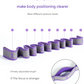 Purple 9-Loop Yoga Stretch Strap - Numbered Band for Flexibility and Physical Therapy