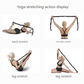 Purple 9-Loop Yoga Stretch Strap - Numbered Band for Flexibility and Physical Therapy