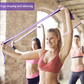 Purple 9-Loop Yoga Stretch Strap - Numbered Band for Flexibility and Physical Therapy
