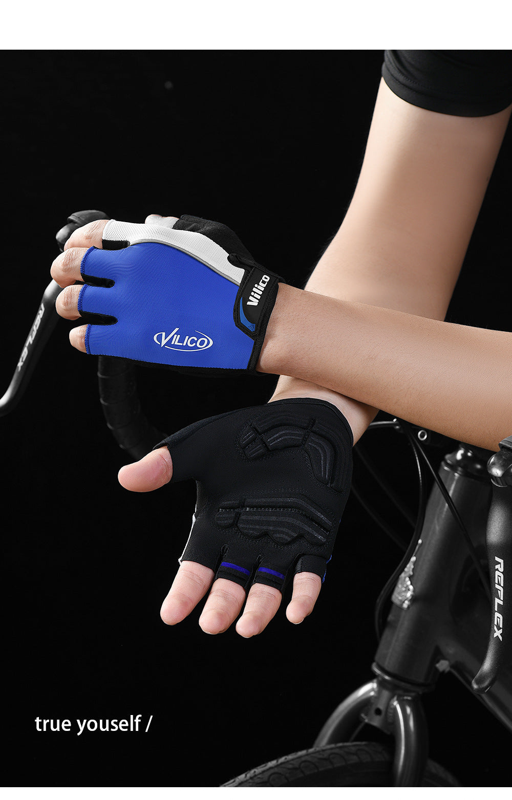 Size XL Red Padded Half-Finger Cycling Gloves - Breathable Shock-Absorbing Workout Gloves for Gym & Fitness