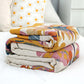 Pure Cotton Multi-Layer Gauze Blanket(Classic B, 230 cm x 200 cm) - Lightweight, Ultra-Breathable, and Moisture-Wicking Summer Quilt for Hot Sleepers