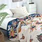 Pure Cotton Multi-Layer Gauze Blanket(Classic B, 230 cm x 200 cm) - Lightweight, Ultra-Breathable, and Moisture-Wicking Summer Quilt for Hot Sleepers