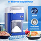 VEVOR Commercial Ice Shaver Machine, 1.91QT /1.8L Large Electric Snow Cone Machine, Fine & Fluffy with 300W Motor, Stainless Steel Blades, Shaved Ice Maker for Dessert Shop Home Party Restaurant, Blue