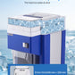 VEVOR Commercial Ice Shaver Machine, 1.91QT /1.8L Large Electric Snow Cone Machine, Fine & Fluffy with 300W Motor, Stainless Steel Blades, Shaved Ice Maker for Dessert Shop Home Party Restaurant, Blue