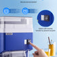 VEVOR Commercial Ice Shaver Machine, 1.91QT /1.8L Large Electric Snow Cone Machine, Fine & Fluffy with 300W Motor, Stainless Steel Blades, Shaved Ice Maker for Dessert Shop Home Party Restaurant, Blue