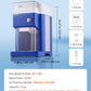 VEVOR Commercial Ice Shaver Machine, 1.91QT /1.8L Large Electric Snow Cone Machine, Fine & Fluffy with 300W Motor, Stainless Steel Blades, Shaved Ice Maker for Dessert Shop Home Party Restaurant, Blue