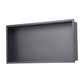 Shower Niche, 33.0 x 63.5 x 10.2 cm Recessed Wall Niche, Heavy-duty Stainless Steel Modern Soap & Shampoo Storage Organizer, Sealed Waterproof, Durable & Easy to Install, Black for Bathroom