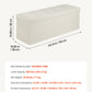 VEVOR Foldable Storage Ottoman Bench, End of Bed Bench with Side Bags, Folding Upholstered Storage Chest Supports 660 lbs, Linen Bed Ottoman with Large Space for Living Room, Bedroom, Entryway, Beige