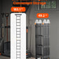 VEVOR Multi-Purpose Folding Ladder 7-in-1 4 Step 15.5ft with Scaffolding Plank