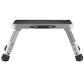 VEVOR Step Stool 1-Step 150KG Capacity, Folding Steel Step Ladder 3 Adjustable Height, Portable Toddler Step Stools for Adults, Non-Slip Sturdy Step Ladders for Office, RVs, Pets, Bathrooms,Bedrooms