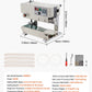 VEVOR Continuous Bag Band Sealing Machine, 6-12 mm Sealing Width, Vertical Band Sealer Machine with Digital Temperature Control, Carbon Steel Bag Sealer for 0.02-0.8 mm Plastic Bags Films Membrane