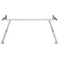 VEVOR Truck Rack, 363lbs Capacity, 19-34in Adjustable Height, Aluminum Ladder Rack for Truck with 8 Non-Drilling C-clamps, Heavy Duty Truck Bed Rack Two-Bar Set for Kayak, Surfboard, Lumber, Ladder