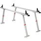 VEVOR Truck Rack, 363lbs Capacity, 19-34in Adjustable Height, Aluminum Ladder Rack for Truck with 8 Non-Drilling C-clamps, Heavy Duty Truck Bed Rack Two-Bar Set for Kayak, Surfboard, Lumber, Ladder