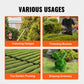 VEVOR 15.7-inch 26CC 2 Cycle Gas Hedge Trimmer, Gas Powered Pole Hedge Trimmer with Dual Sided Dual Action Blade, Adjustable Trimmer Head, Suitable for Trimming Shrubs, Bushes