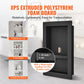 Shower Niche Ready for Tile 40.64 x 60.96 cm, 16 x 24 inch Double Shelf Organizer, Square Corners Wall-inserted Niche Recessed, Sealed Protection Modern Soap Storage Niche for Shower Bathroom, Black