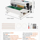VEVOR Continuous Bag Band Sealing Machine, 6-12 mm Seal Width, Horizontal Band Sealer Machine with Digital Temperature Control, Carbon Steel Bag Sealer for 0.02-0.8 mm Plastic Bags Films Membrane