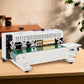 VEVOR Continuous Bag Band Sealing Machine, 6-12 mm Seal Width, Horizontal Band Sealer Machine with Digital Temperature Control, Carbon Steel Bag Sealer for 0.02-0.8 mm Plastic Bags Films Membrane