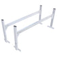 VEVOR Van Roof Ladder Rack, 2 Bars Aluminum Alloy Roof Ladder Racks, 181 kg Capacity Rain-Gutter Van Roof Rack, Adjustable Length 1300-2060 mm, Van Ladder Rack for Van, Cargo, Trailer