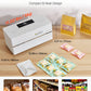 VEVOR Continuous Sealing Machine, 8-12 mm Seal Width, Automatic Continuous Band Sealer with Digital Temperature Control, Automatic Shutdown, Portable Heat Sealing Machine for 0.06-0.2 mm Plastic Bags