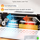 VEVOR Continuous Sealing Machine, 8-12 mm Seal Width, Automatic Continuous Band Sealer with Digital Temperature Control, Automatic Shutdown, Portable Heat Sealing Machine for 0.06-0.2 mm Plastic Bags