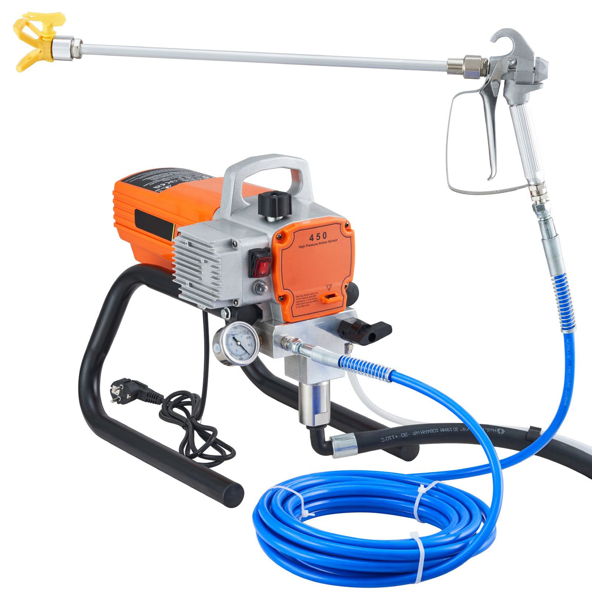High Pressure Airless Wall Paint Spray Gun Sprayer 600W Machine Spraying