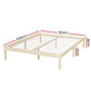 Artiss Bed Frame Queen Size Wooden Base Mattress Platform Timber Pine BRUNO