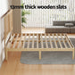 Artiss Bed Frame Queen Size with Rattan Headboard Wooden Bed Base BRUNO