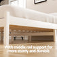 Artiss Bed Frame Queen Size Wooden Platform with 2 Storage Drawers White