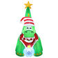 Jingle Jollys Christmas Inflatable Dinosaur 1.86M Height LED Decorations Illuminated