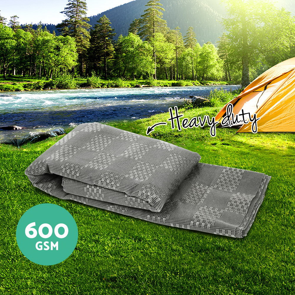 Weisshorn 6M X 2.5M Annex Matting 600GSM Floor Mats Mesh Caravan Camping Annexe