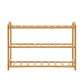 Artiss 3 Tiers Bamboo Shoe Rack Storage Organiser Wooden Shelf Stand Shelves
