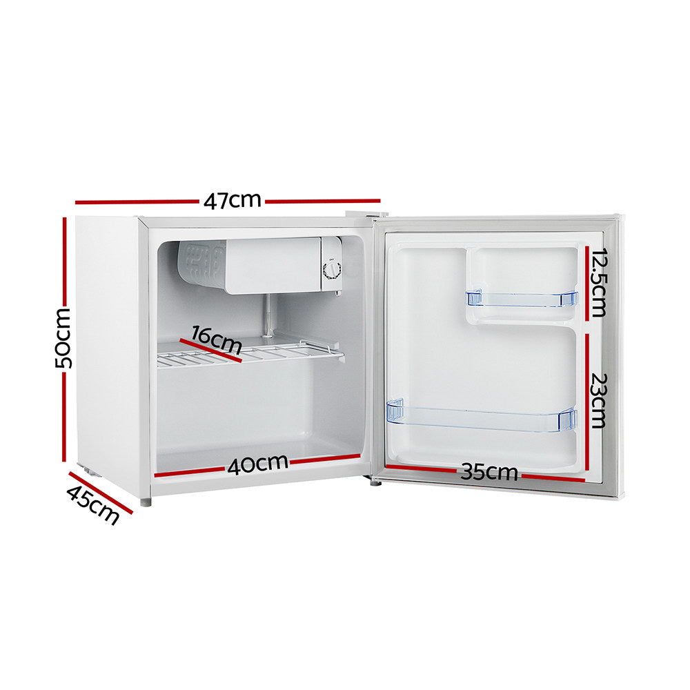 Devanti 48L Portable Mini Bar Fridge - White