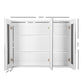 Cefito Bathroom Mirror Cabinet Vanity Medicine White Shaving Storage 1200x720mm