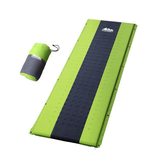 Weisshorn Self Inflating Mattress Camping Sleeping Mat Air Bed Pad Single Green