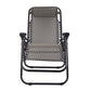 Gardeon Set of 2 Zero Gravity Chairs Reclining Outdoor Furniture Sun Lounge Folding Camping Lounger Grey