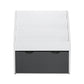 Keezi Kids Bookshelf Childrens Bookcase Organiser Storage Shelf Wooden White