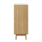 Artiss 4 Chest of Drawers Rattan Tallboy Cabinet Bedroom Clothes Storage Wood