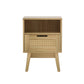 Artiss Bedside Tables Rattan Drawers Side Table Nightstand Storage Cabinet Wood