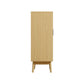 Artiss Shoe Cabinet Rattan Shoes Storage Rack Organiser Wooden Cupboard Shelf
