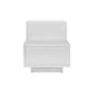 Artiss Bedside Tables 2 Drawers Side Table RGB LED High Gloss Nightstand White