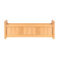 Greenfingers Garden Bed Raised Wooden Planter Outdoor Box Vegetables 90x30x33cm